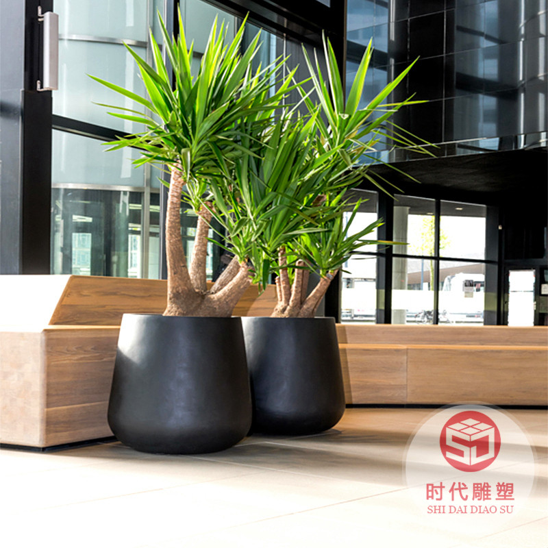 玻璃鋼花盆育苗種植槽式護(hù)欄花盆戶外高架橋市政長(zhǎng)方形玻璃鋼花箱