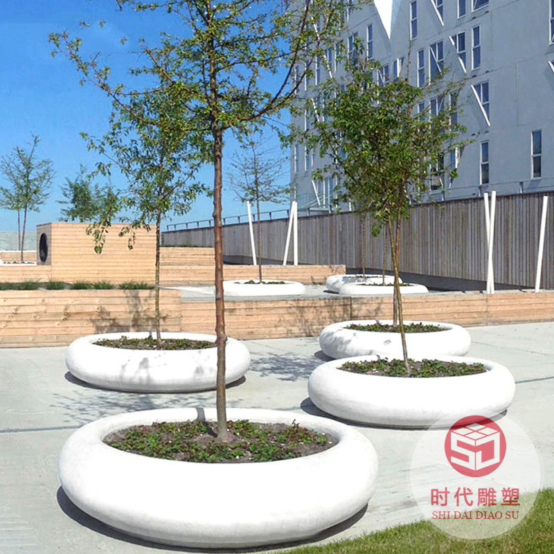 戶(hù)外玻璃鋼樹(shù)池坐凳公園商場(chǎng)公共區(qū)異形拼接休息椅玻璃鋼樹(shù)池座椅