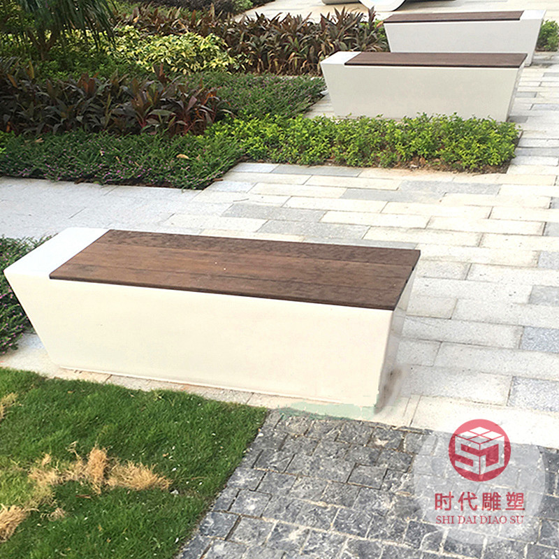 玻璃鋼樹池座椅創(chuàng)意商場休閑椅景觀花盆公園種植戶外園林坐凳定制